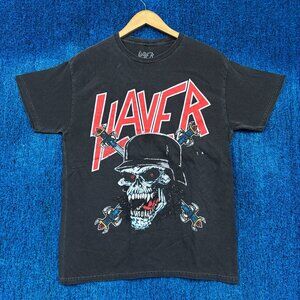 Slayer Slaytanic Wehrmacht Poster Thrash Metal Band Tee M